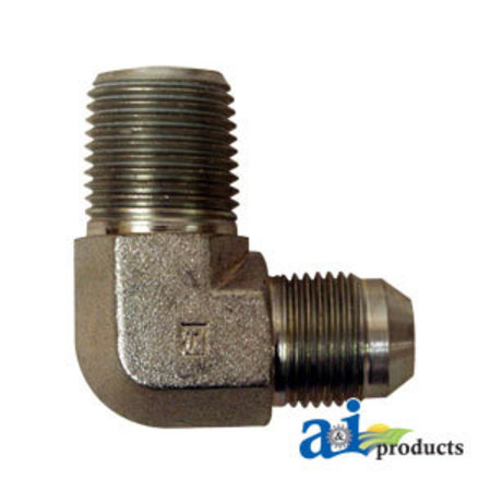 A & I PRODUCTS Male JIC 90� X Male NPT Adapter, 2 pack 3.75" x4" x2" A-43F18
